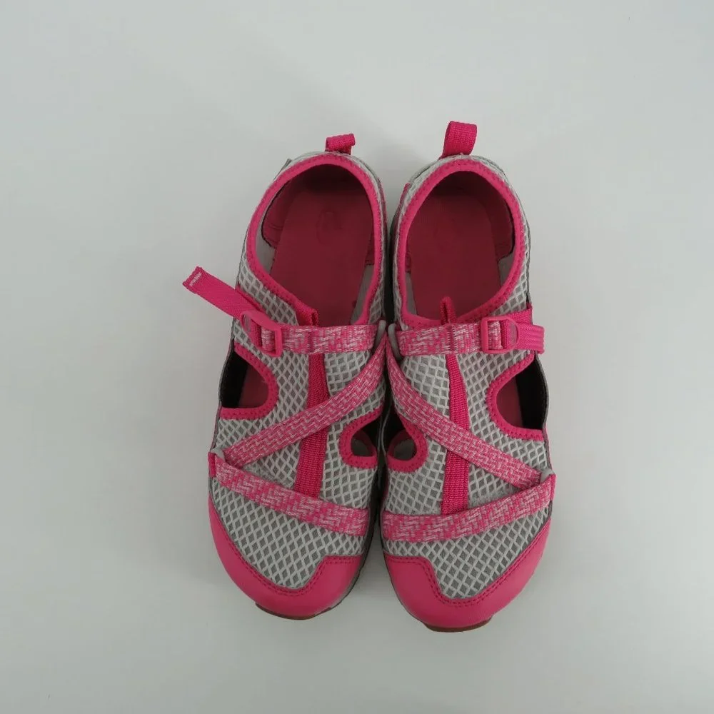 Chaco Odyssey Kids Pink Gray Mesh Water Shoes Size 6 NIB $60